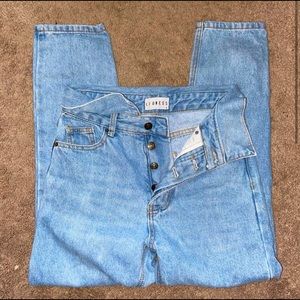 Lioness Button Front Jeans